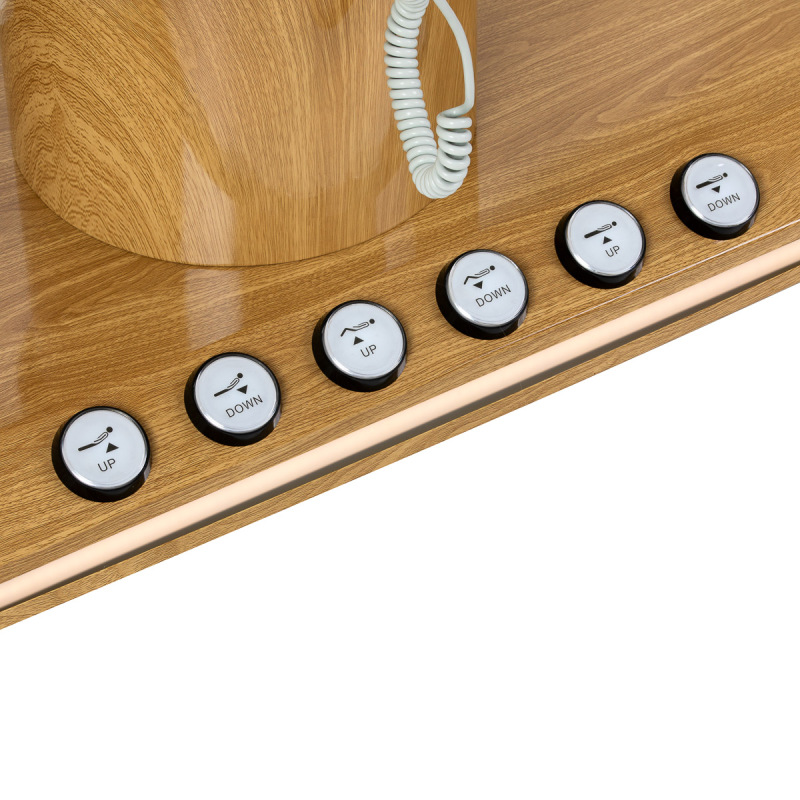 Elektrické kozmetické kreslo Sillon Cloud 3 motormi krémové 8