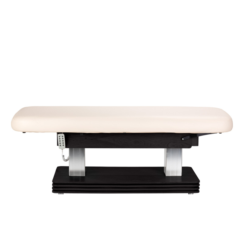 Leżanka SPA Sillon Comfort kremowa z czarną podstawą 4