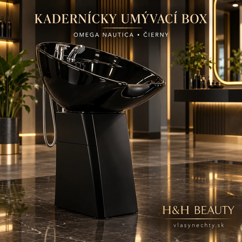 KADERNÍCKY UMÝVACÍ BOX Omega Nautica čierny