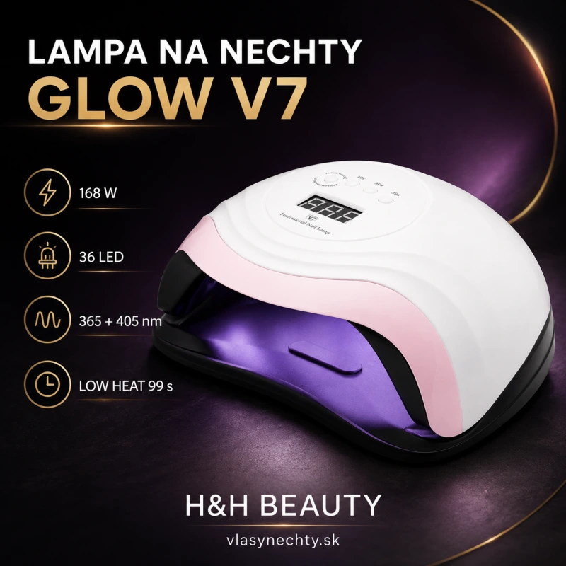 Lampa na nechty UV LED Glow V7 168W