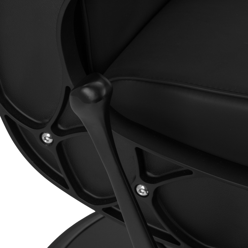 Fotel barberski Gabbiano Continental czarny 5