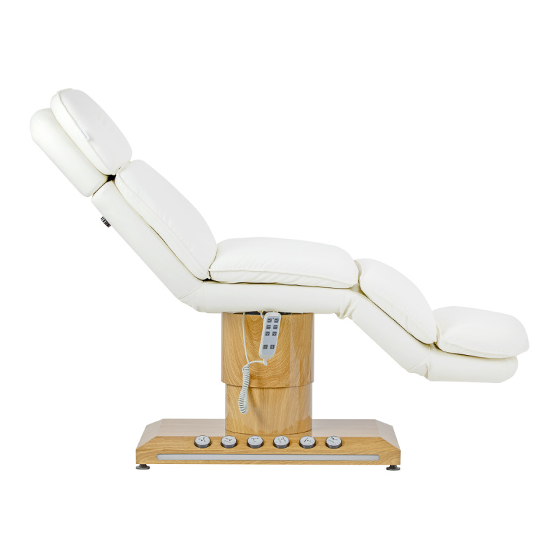 Elektrické kozmetické kreslo Sillon Cloud 3 motormi krémové 2