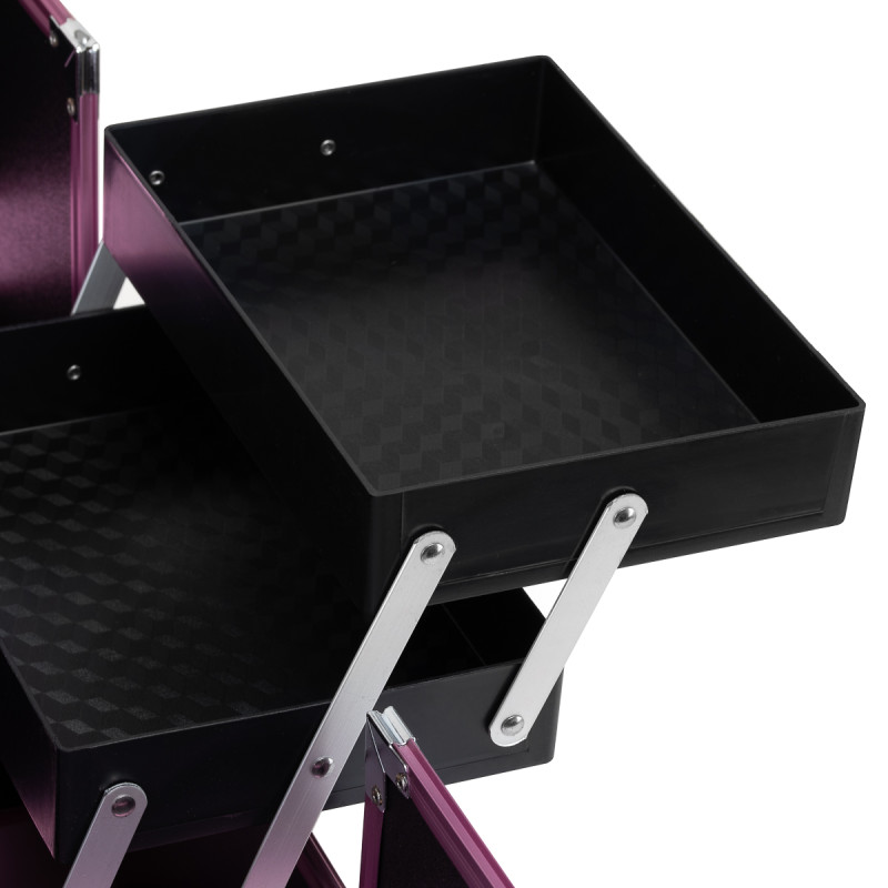 Kozmetický kufrík ružový 40 10