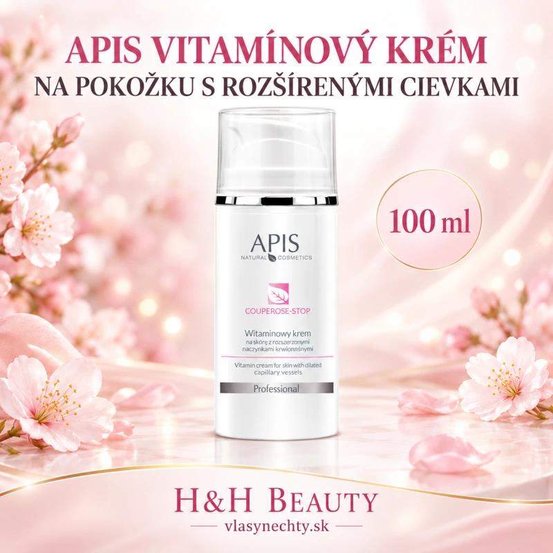 APIS VITAMÍNOVÝ KRÉM NA POKOŽKU S ROZŠÍRENÝMI CIEVKAMI 100ml
