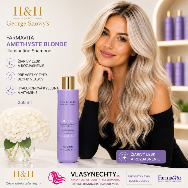 Farmavita AMETHYSTE BLONDE Illuminating Shampoo 250ml