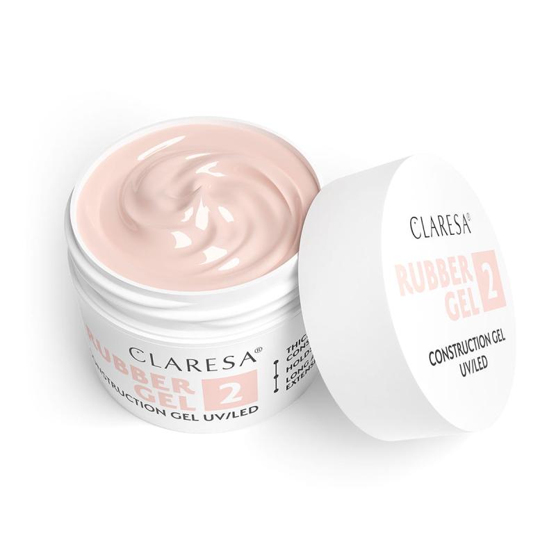 CLARESA STAVEBNÝ GÉL NA NECHTY Rubber gel 2 45g