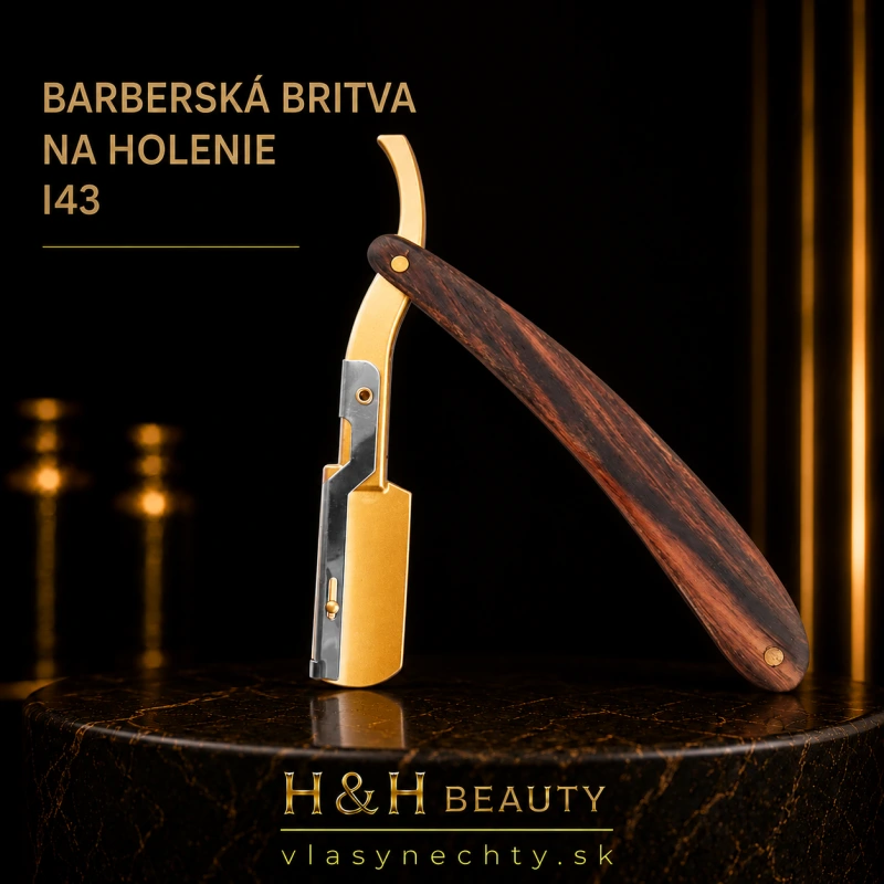 BARBERSKÁ BRITVA NA HOLENIE I43