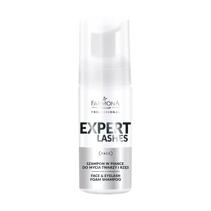 FARMONA EXPERT LASHES Penový šampón na umývanie tváre a mihalníc 100ml 1