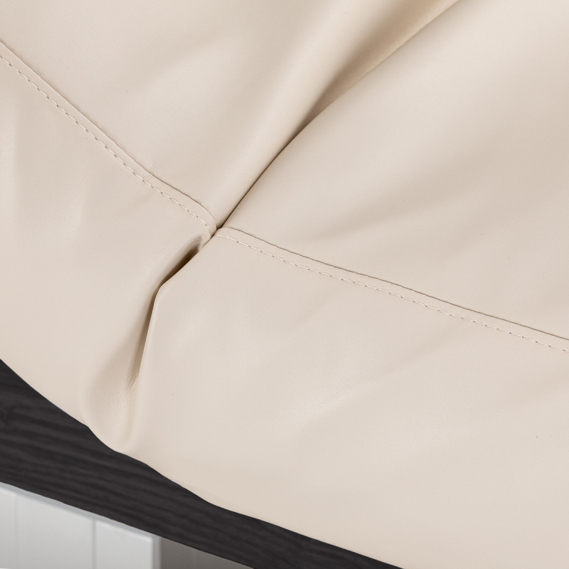 Leżanka SPA Sillon Comfort kremowa z czarną podstawą 14