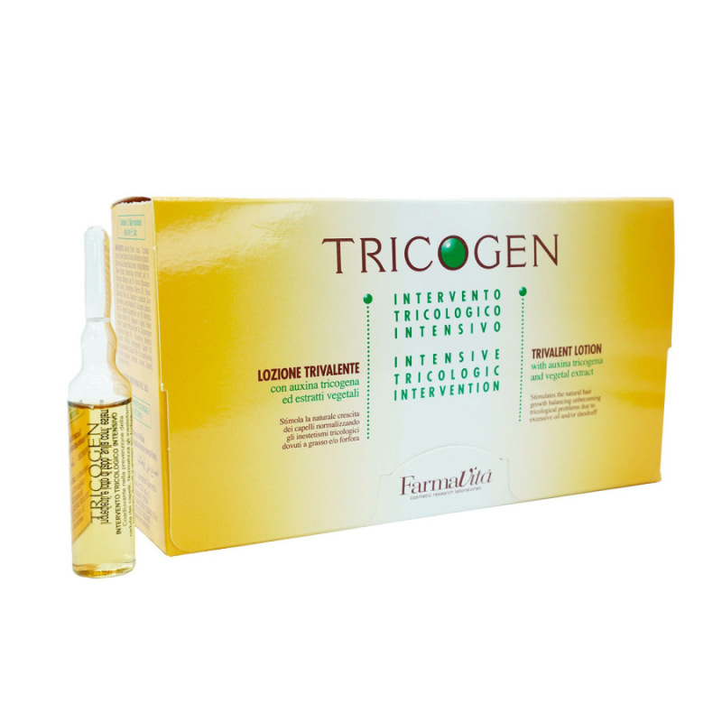Farmavita Lotion tricogen 12x8 ml, pre prirodzený rast vlasov 1