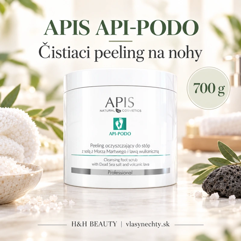 APIS API-PODO ČISTIACI PEELING NA NOHY 700G 3