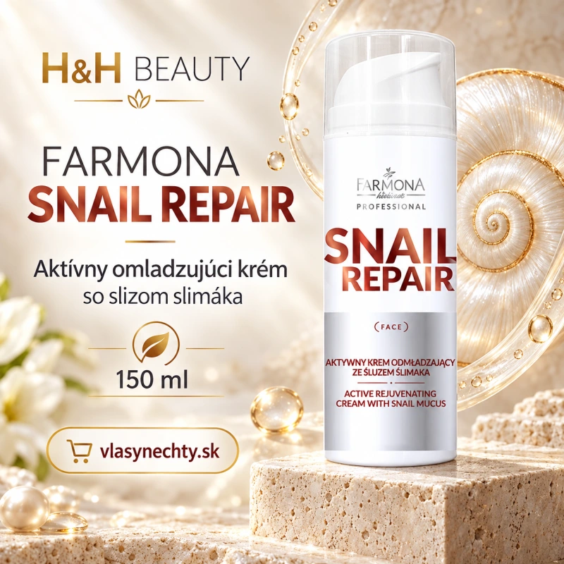 FARMONA SNAIL REPAIR Aktívny omladzujúci krém so slizom slimáka 150ml