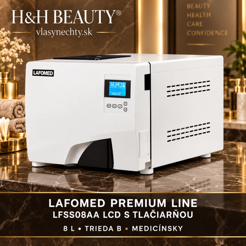 LAFOMED AUTOKLAV PREMIUM LINE LFSS08AA LCD8 l s lekárskou tlačiarňou triedy B