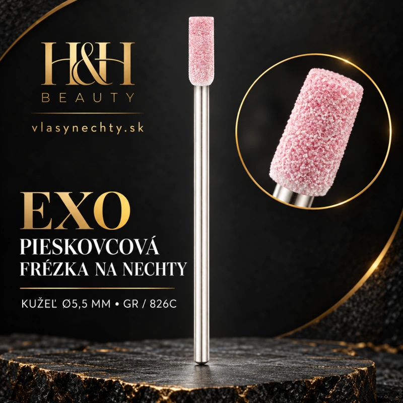 EXO PIESKOVCOVÁ FRÉZKA NA NECHTY – KUŽEĽ Ø5,5MM GR /826C