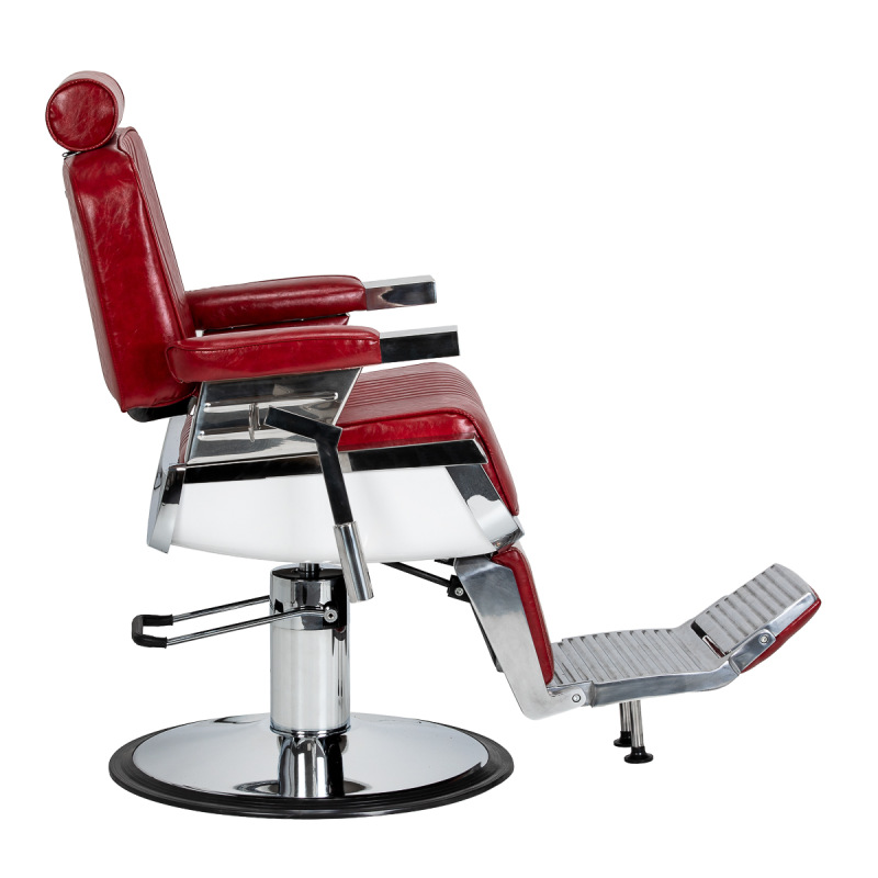 BARBERSKÉ KRESLO GABBIANO Royal X červené 3