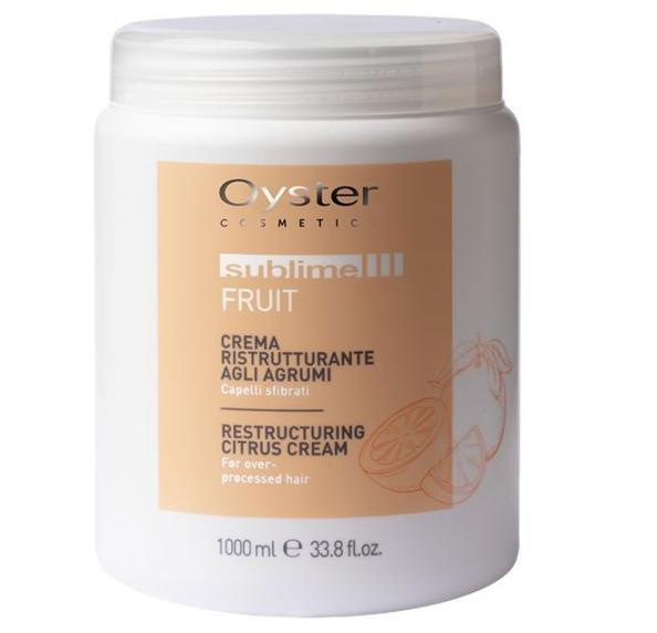 OYSTER Maska citrusové plody 1000 ml, vyvinutá pre suché, stresované a namáhavé vlasy 1