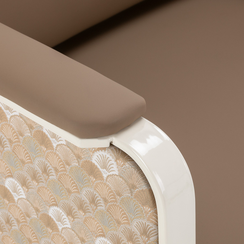 Fotel do poczekalni Omega Grandeur jasnobrązowy 5