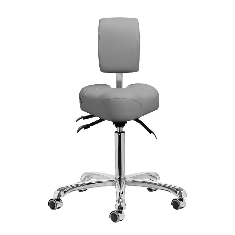 Taboret podologiczny 1005 Giovanni szary 1