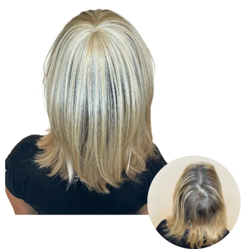 SANGRÁ HAIR – SANGRÁ HAIR – CROWN Korunka / Ofina z tepelne odolného vlákna s monofilament 3