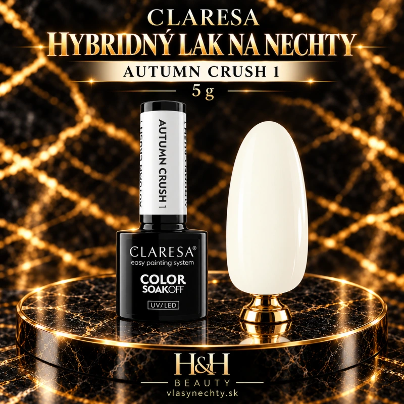CLARESA HYBRIDNÝ LAK NA NEHTY AUTUMN CRUSH 1 5G