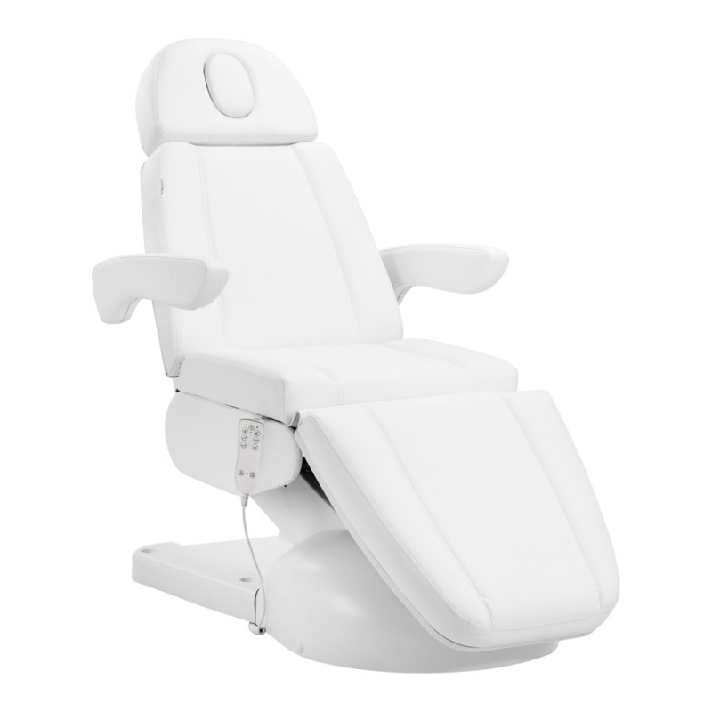 Kozmetické kreslo Azzurro Lux 3m biele s vyhrievaním 14