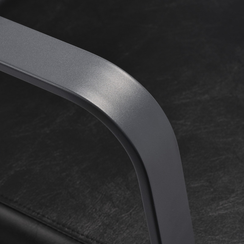 Kadernícke kreslo Gabbiano Porto sivá čierná 4