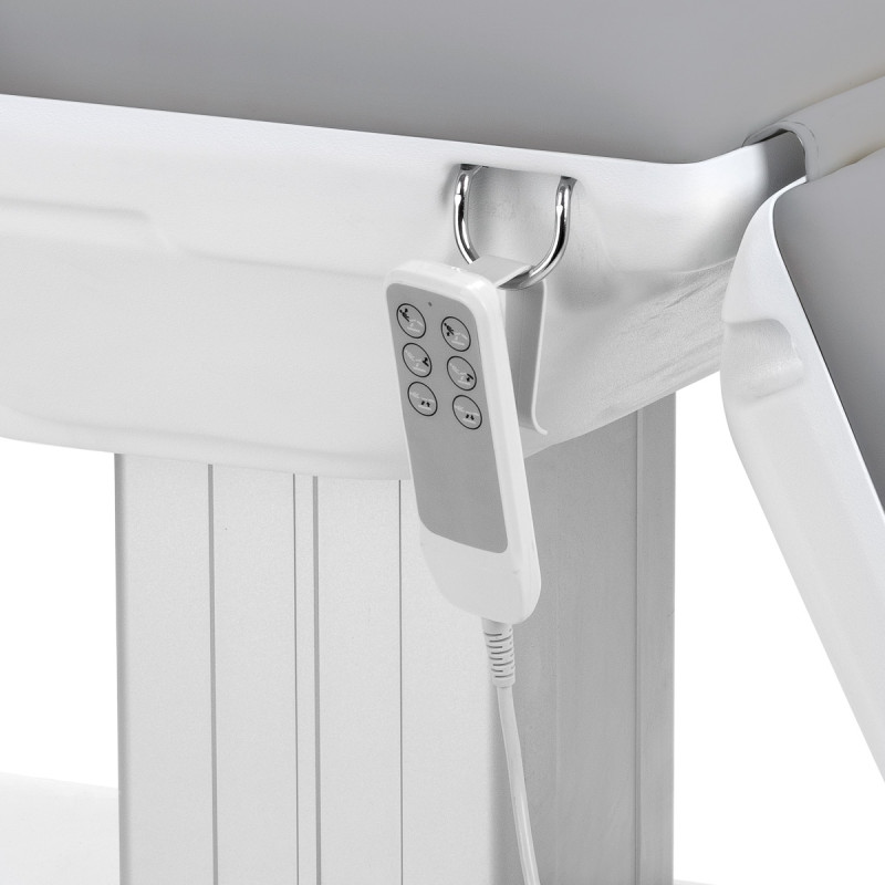 Elektrické kozmetické kreslo SILLON Eclipse 3 motory sivé 8