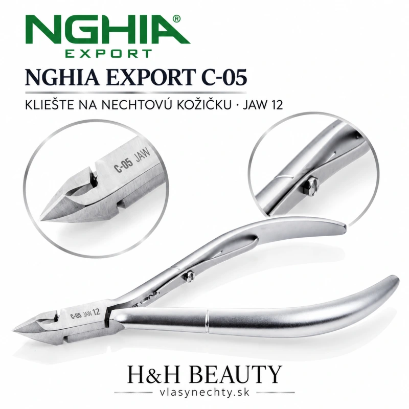 NGHIA EXPORT KLIEŠTE NA NECHTOVÚ KOŽIČKU C-05 JAW 12