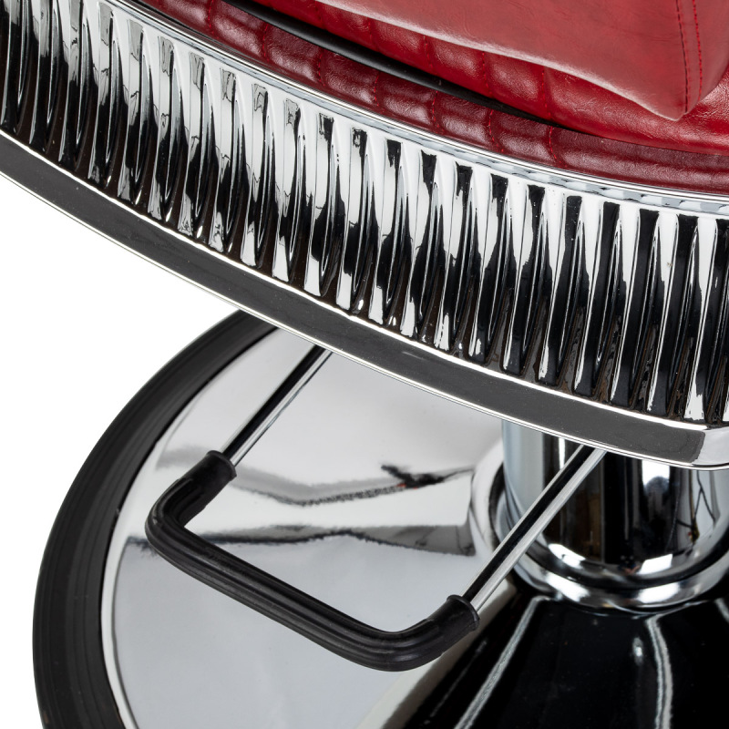 BARBERSKÉ KRESLO GABBIANO Royal X červené 9