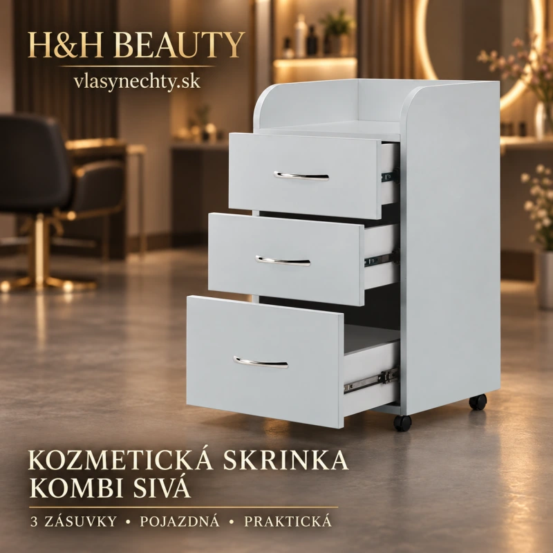 KOZMETICKÁ SKRINKA KOMBI siva