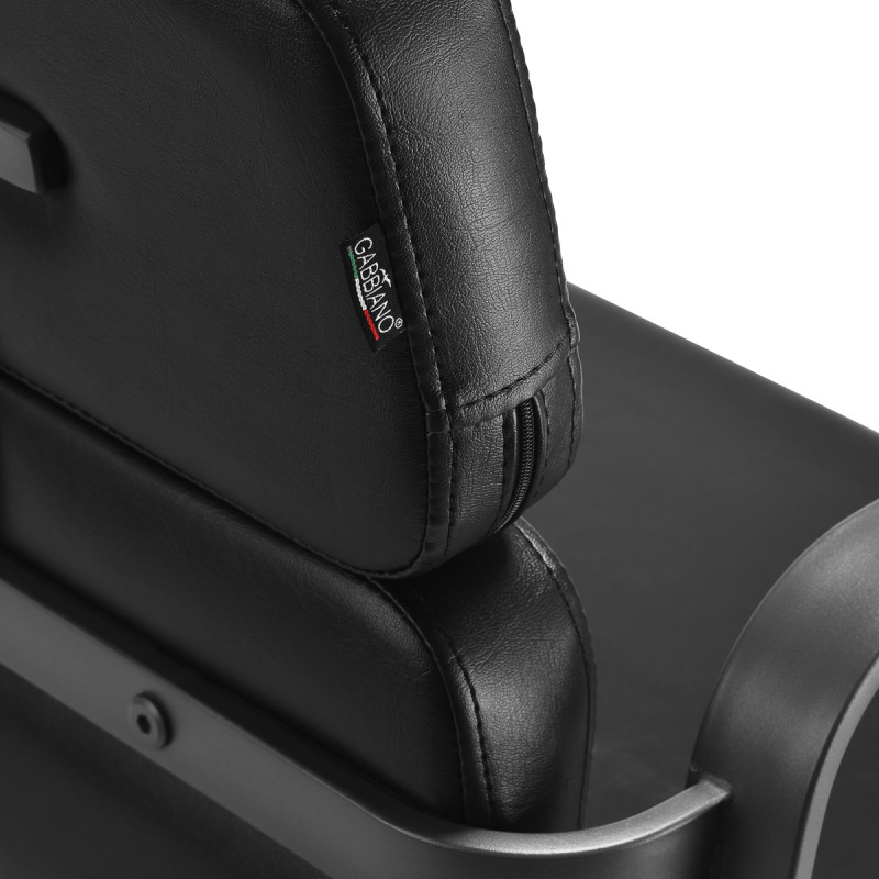 Kadernícke kreslo Gabbiano Porto sivá čierná 6