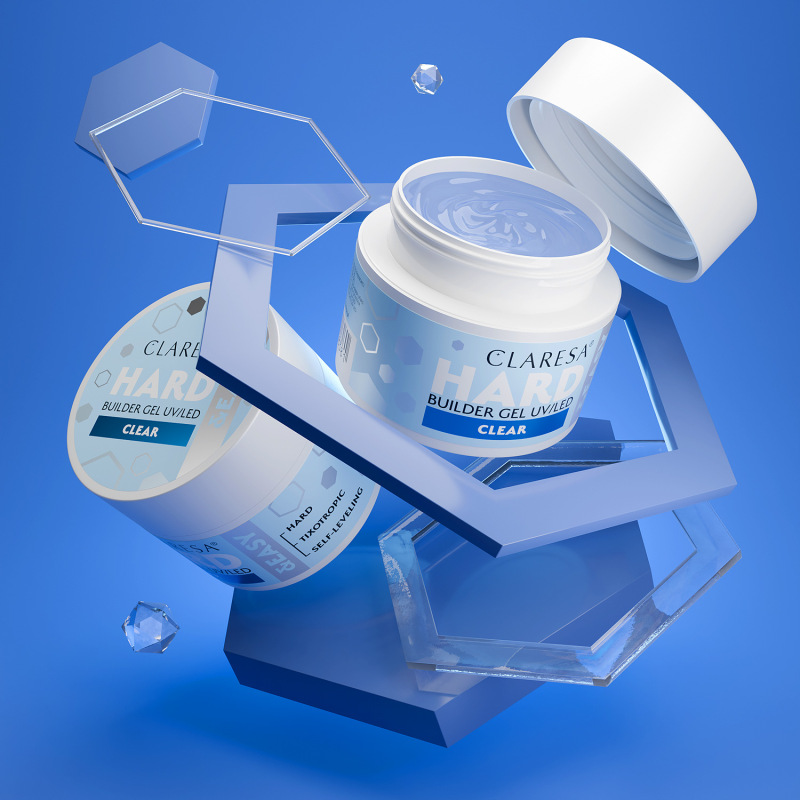 CLARESA HARD&EASY BUILDER GEL CLEAR 45 g 3