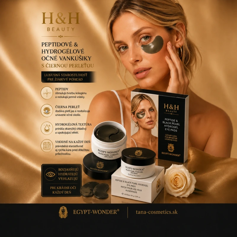 EGYPT-WONDER Peptide & Black Pearl Hydrogel Eye Pads 60 ks