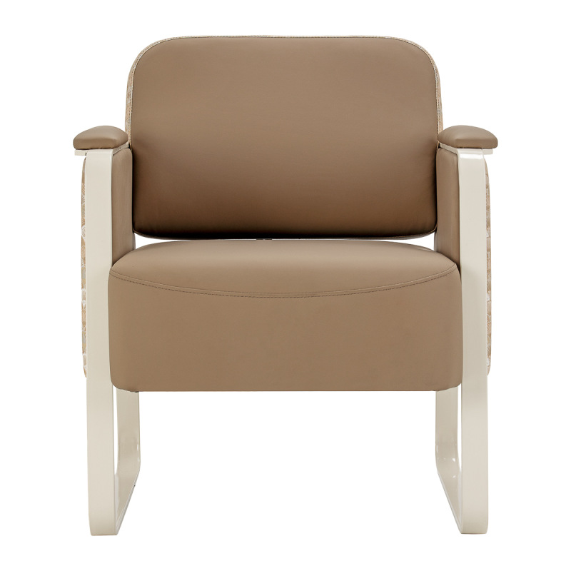 Fotel do poczekalni Omega Grandeur jasnobrązowy 2