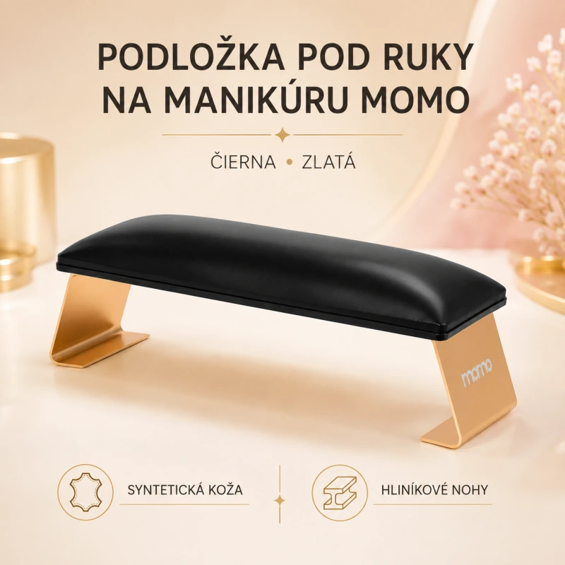 PODLOŽKA POD RUKY NA MANIKÚRU Momo 7-M čierna