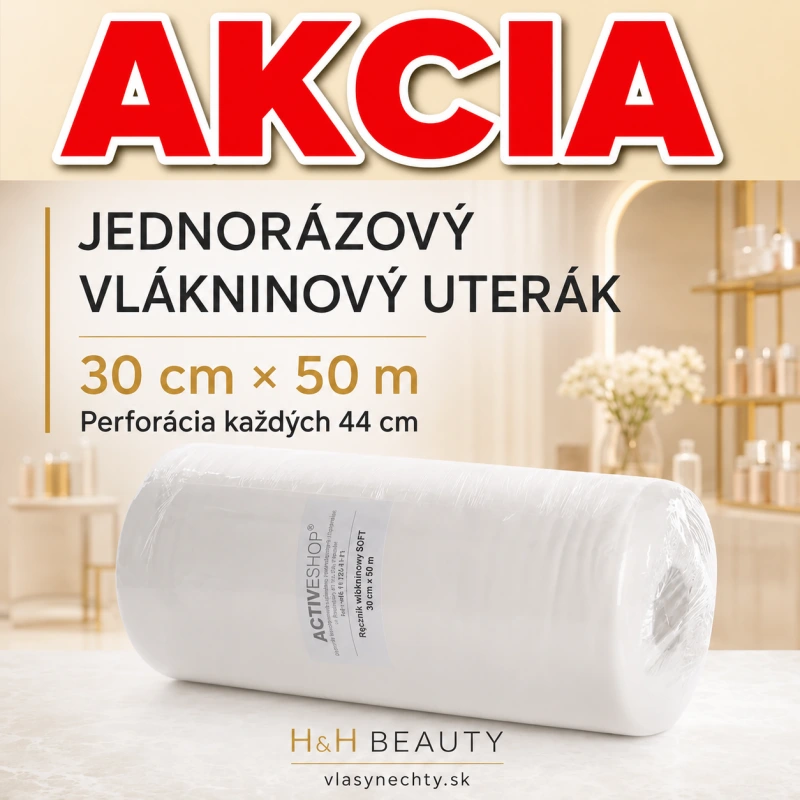 JEDNORÁZOVÝ VLÁKNINOVÝ UTERÁK ROLKA 30CM X 50M