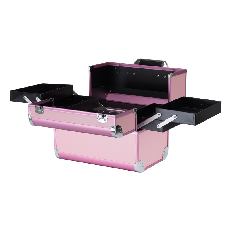 Kozmetický kufrík ružový 40 3