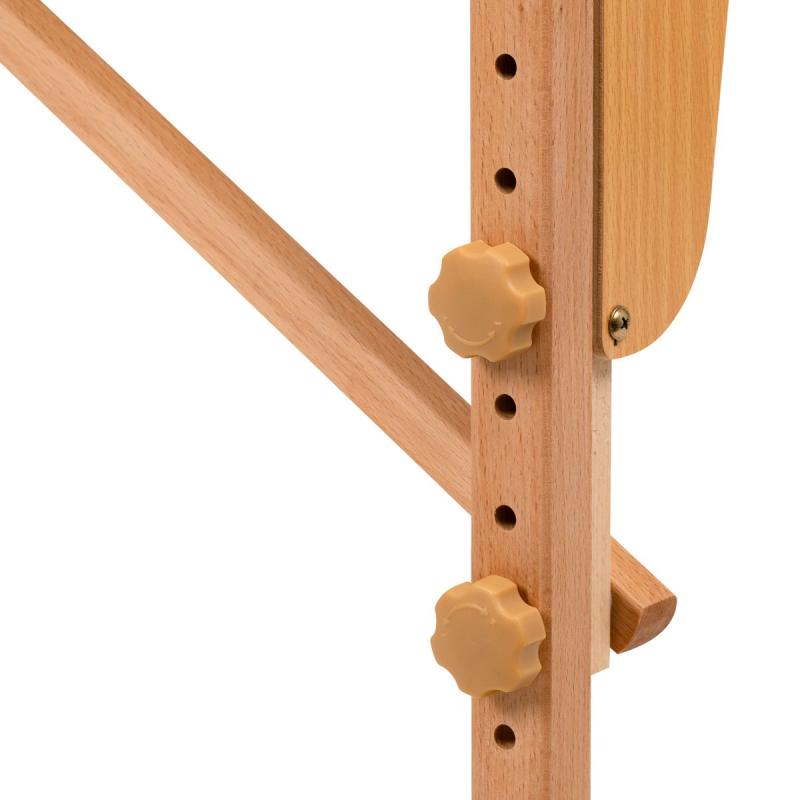 Skladací masérsky stôl drevený KOMFORT ACTIV FIZJO 2 segmentový ružovo drevený