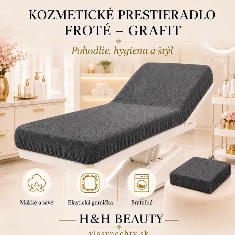 KOZMETICKÉ PRESTIERADLO FROTE GRAFIT