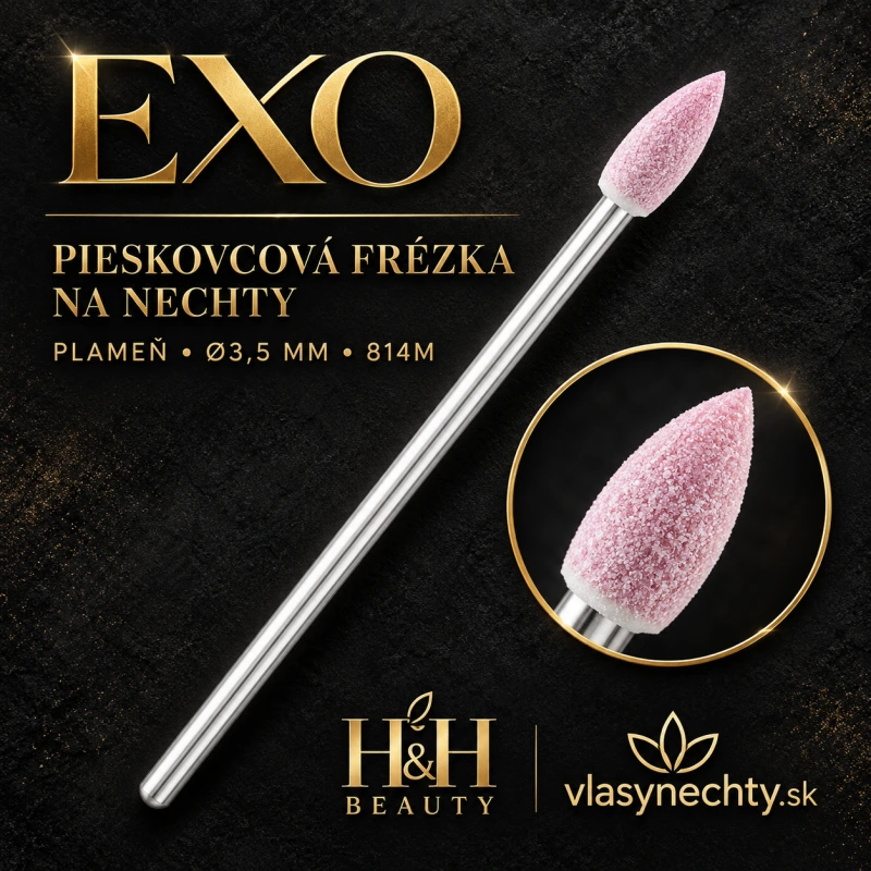EXO PIESKOVCOVÁ FRÉZKA NA NECHTY PLAMEŇ Ø3,5MM /814M