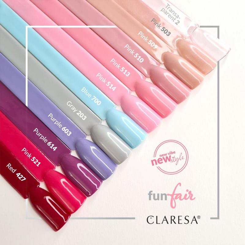 CLARESA GÉL LAK NA NECHTY PINK 513 -5g