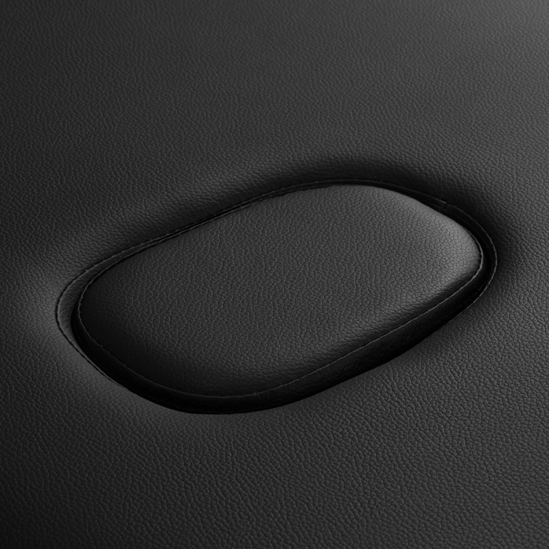 BALANCE – skladací masážny stôl, drevený, 2-segmentový, čierny 5