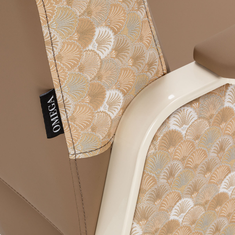 Fotel do poczekalni Omega Grandeur jasnobrązowy 4