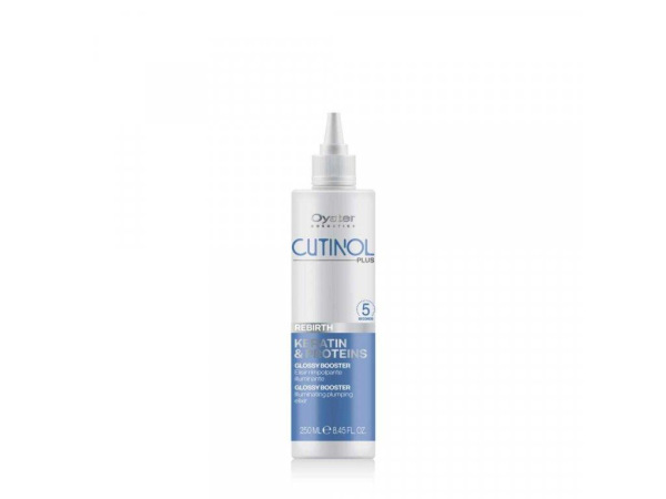OYSTER CUTINOL PLUS REBIRTH GLOSSY BOOSTER 250ml Keratínový a proteinový Elixír - 2.KROK 1