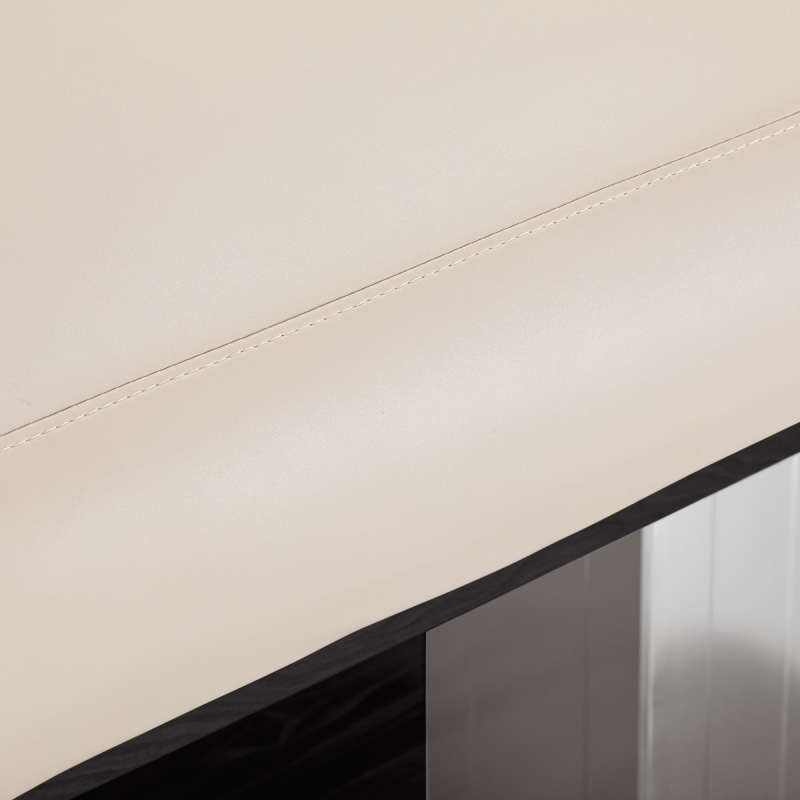 Leżanka SPA Sillon Comfort kremowa z czarną podstawą 10