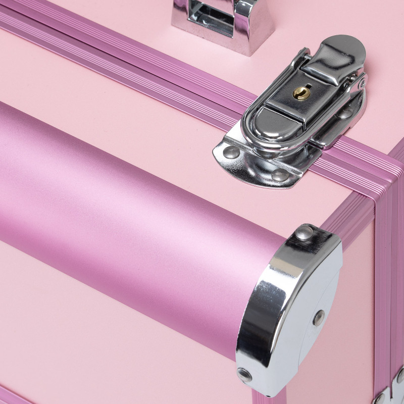 Kozmetický kufrík ružový 40 7