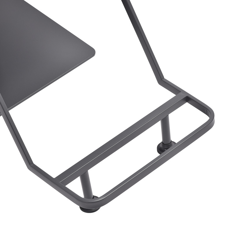 Kadernícke kreslo Gabbiano Porto sivá čierná 7