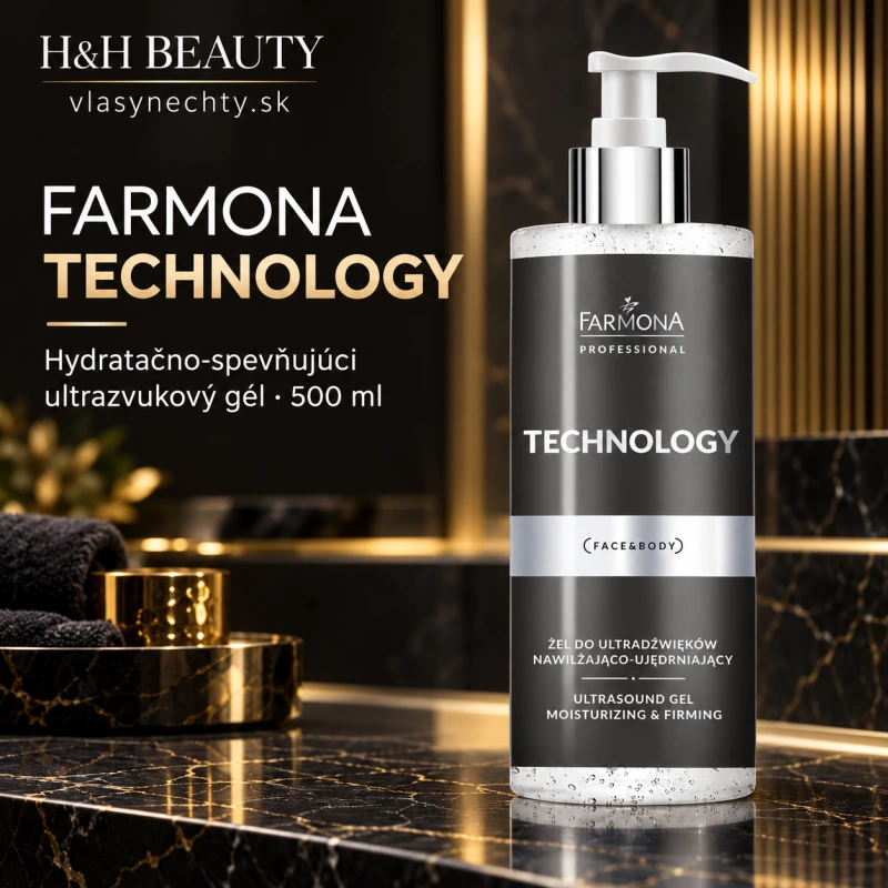 FARMONA TECHNOLOGY ULTRAZVUKOVÝ GÉL HYDRATAČNO - SPEVŇUJÚCI 500 ML