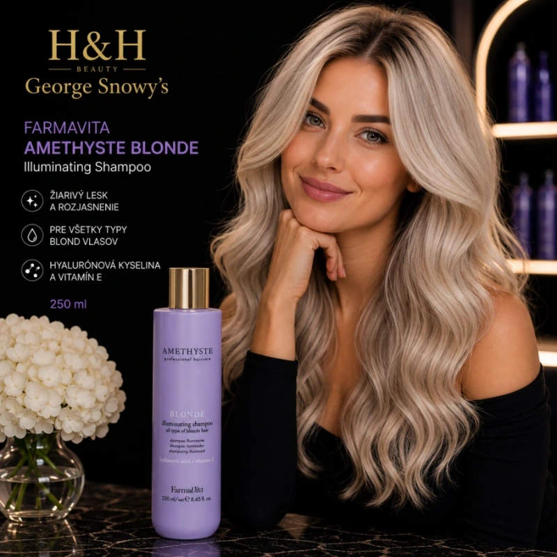 Farmavita AMETHYSTE BLONDE Illuminating Shampoo 250ml 2