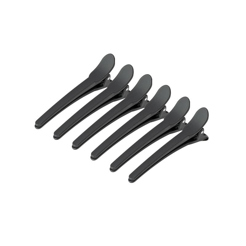 KADERNÍCKE KLIPSY DO VLASOV E-17 6ks 10,5CM ČIERNE 1